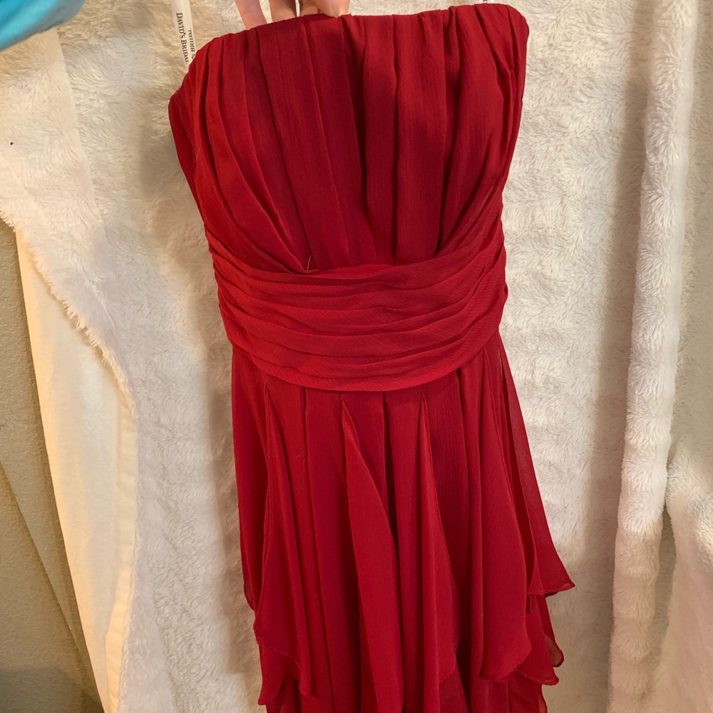 David’s Bridal Strapless Dress